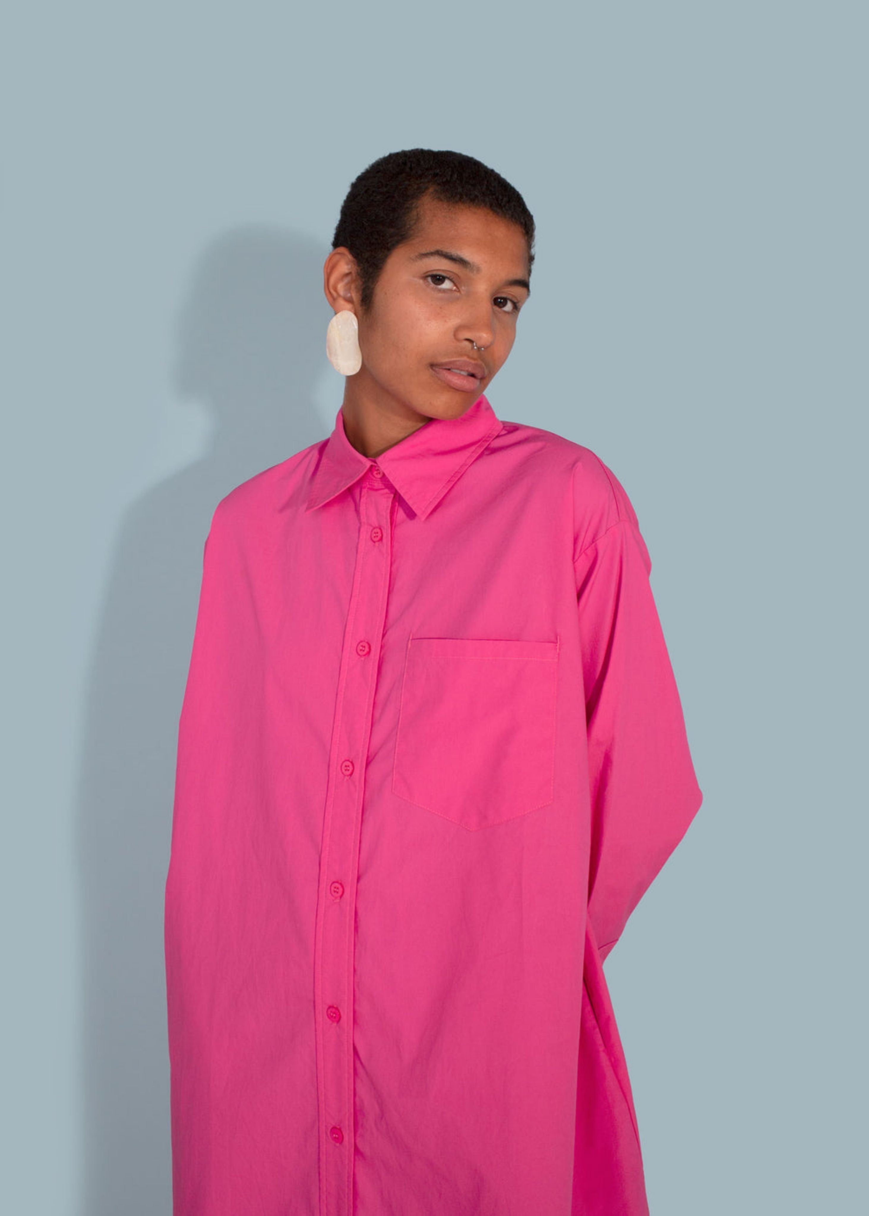 Techno shirt dress