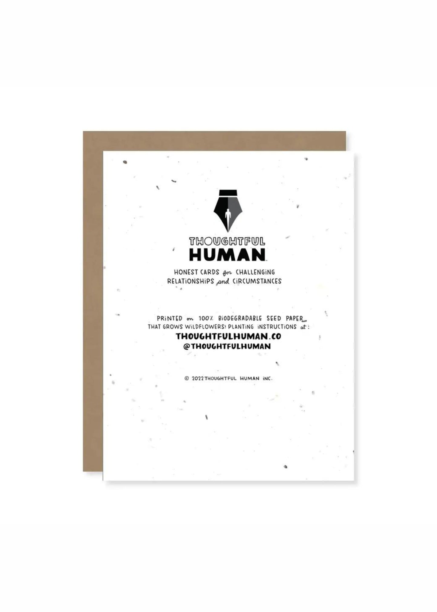 Plantable holiday socks card