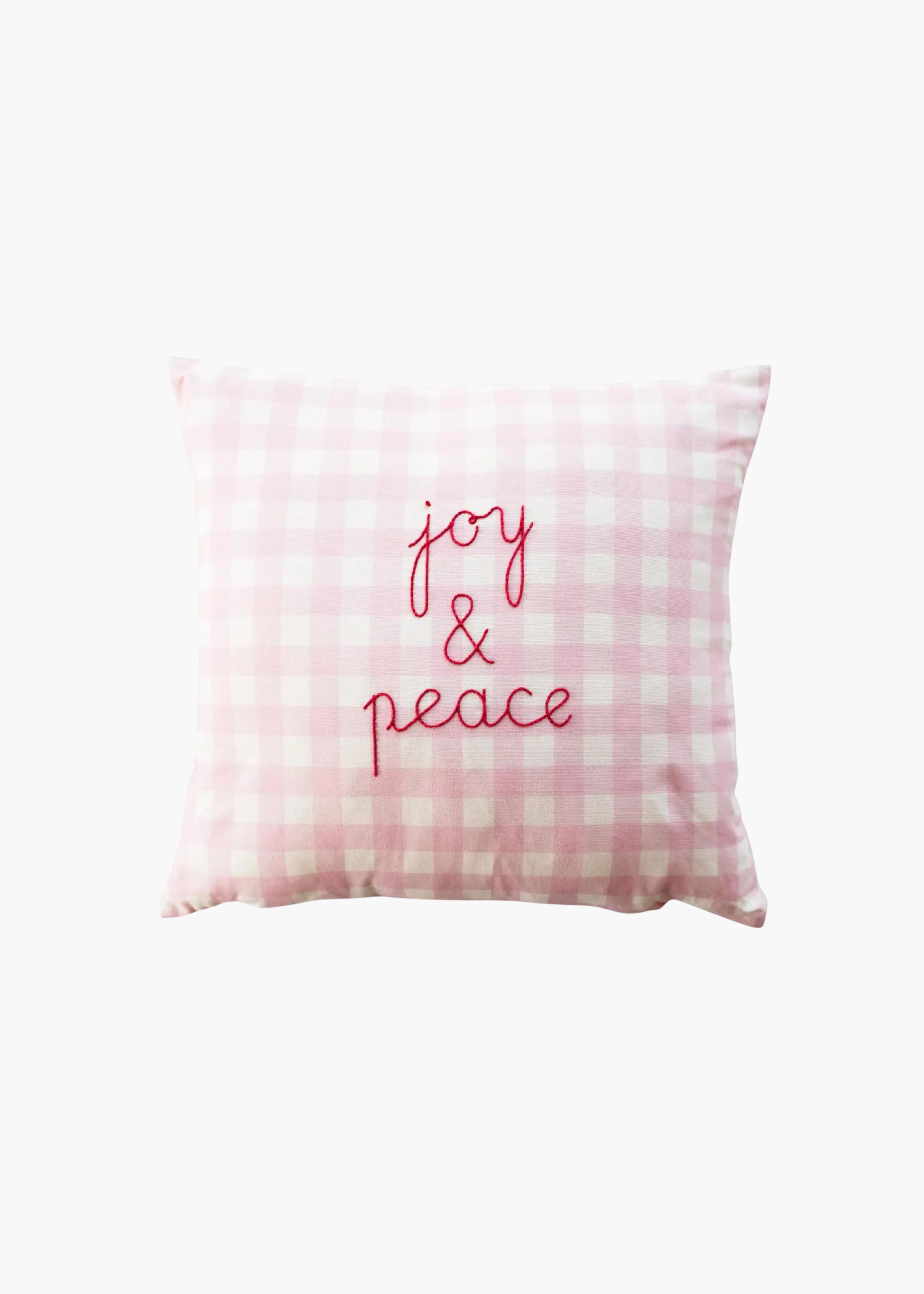 Stitch your own cushion kit, joy and peace