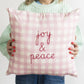 Stitch your own cushion kit, joy and peace
