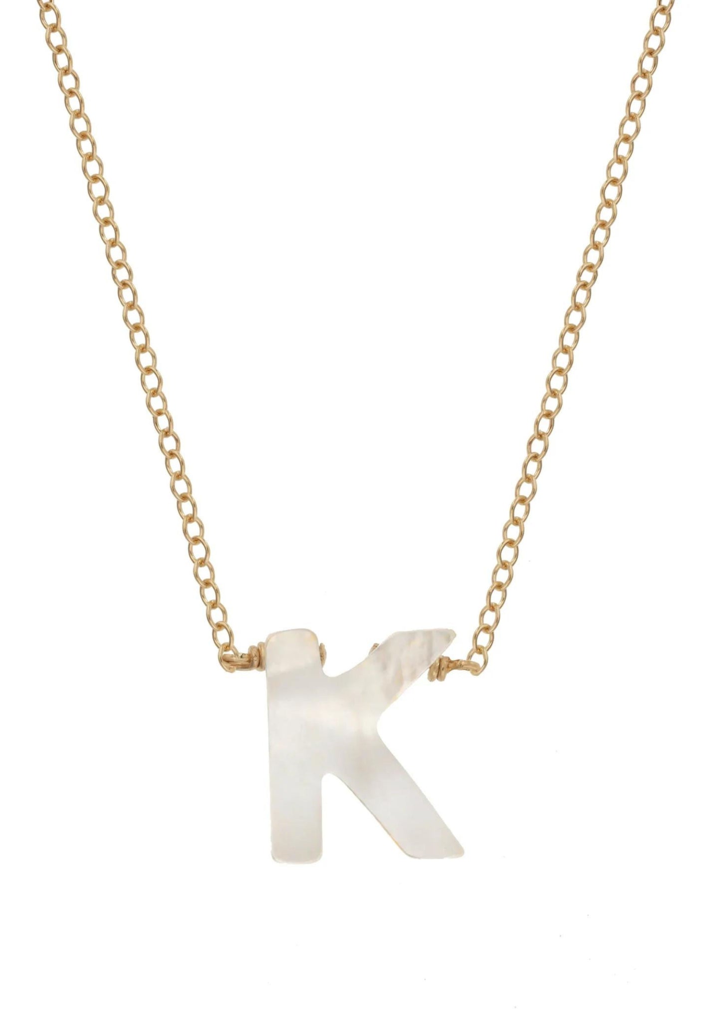 Dawn initial necklace