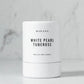 White pearl tuberose candle, petite