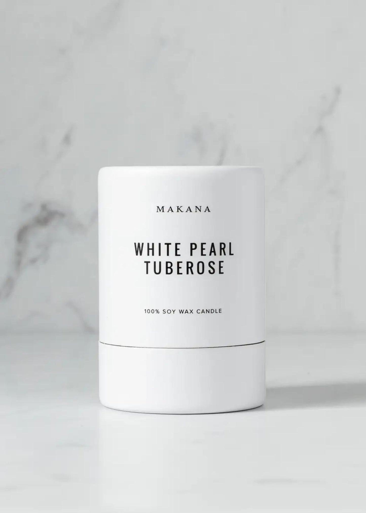 White pearl tuberose candle, petite