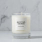 White pearl tuberose candle, petite