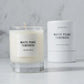 White pearl tuberose candle, petite