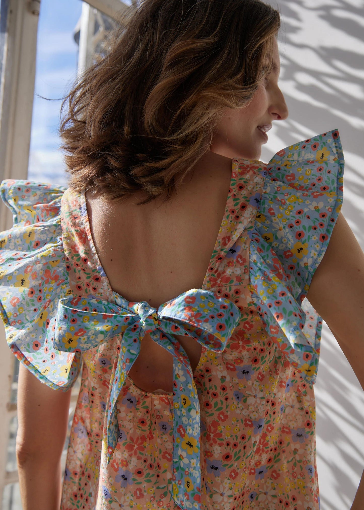 Honor top, ditsy floral