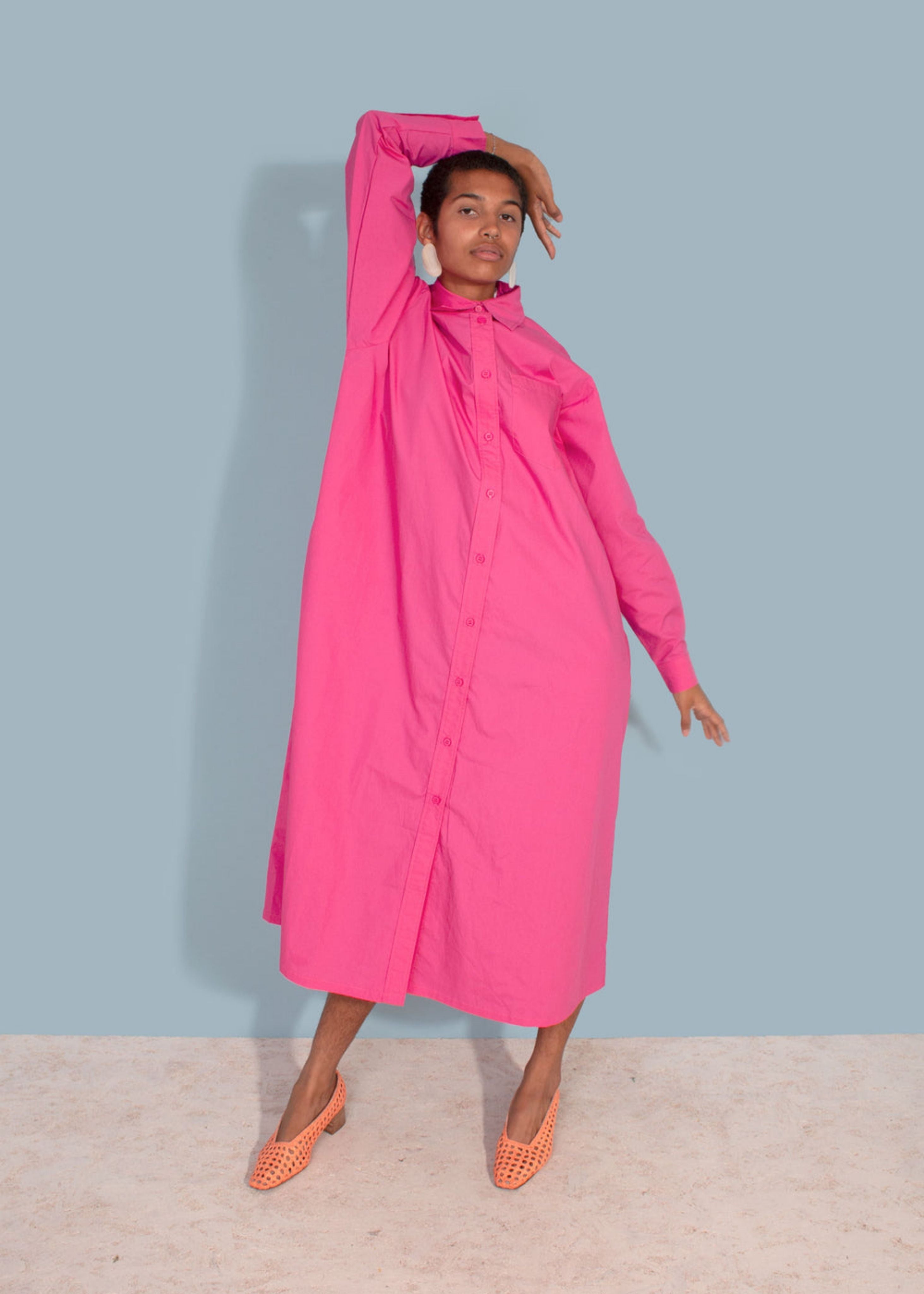 Techno shirt dress