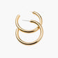 Chunky tube hoops, medium