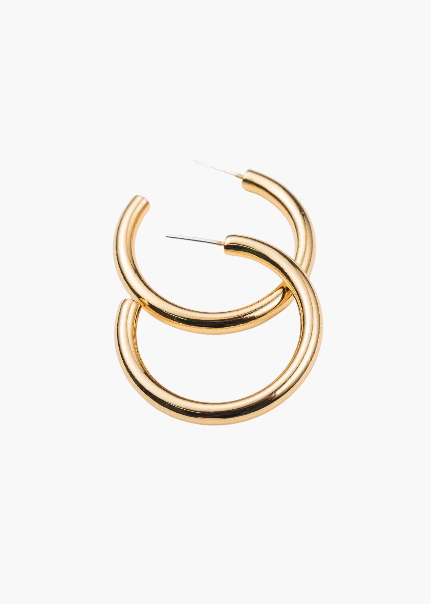 Chunky tube hoops, medium
