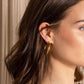Chunky tube hoops, medium