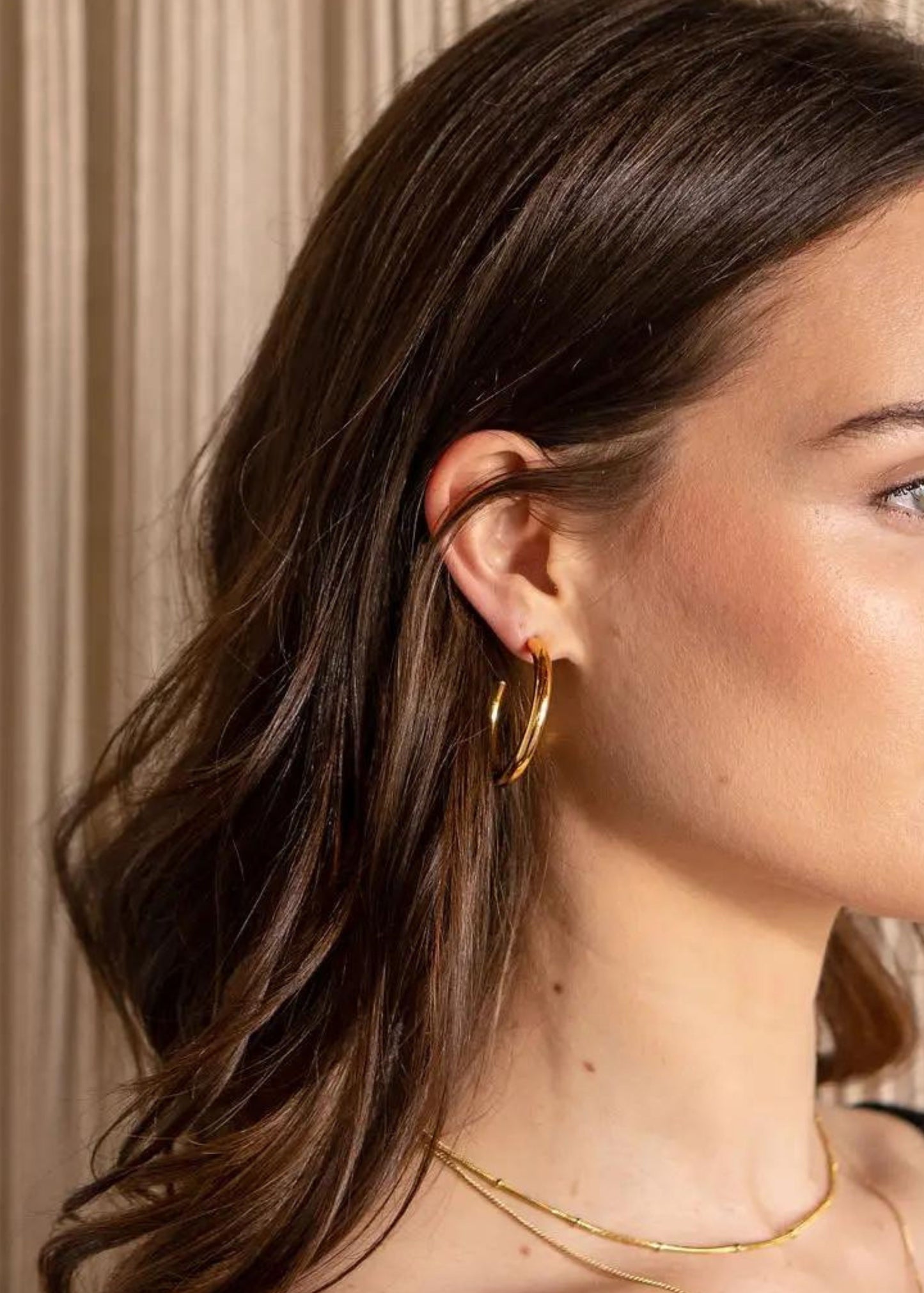Chunky tube hoops, medium
