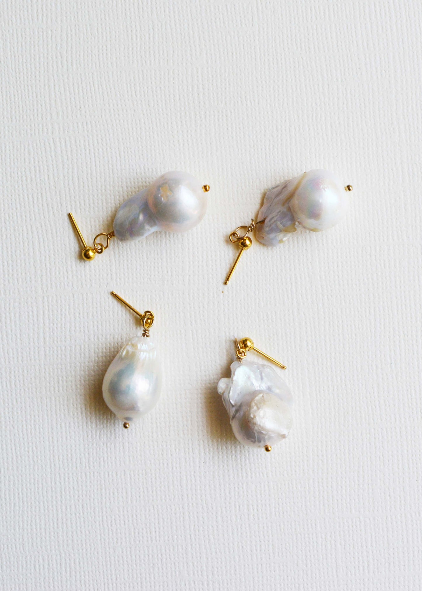 Baroque pearl drops