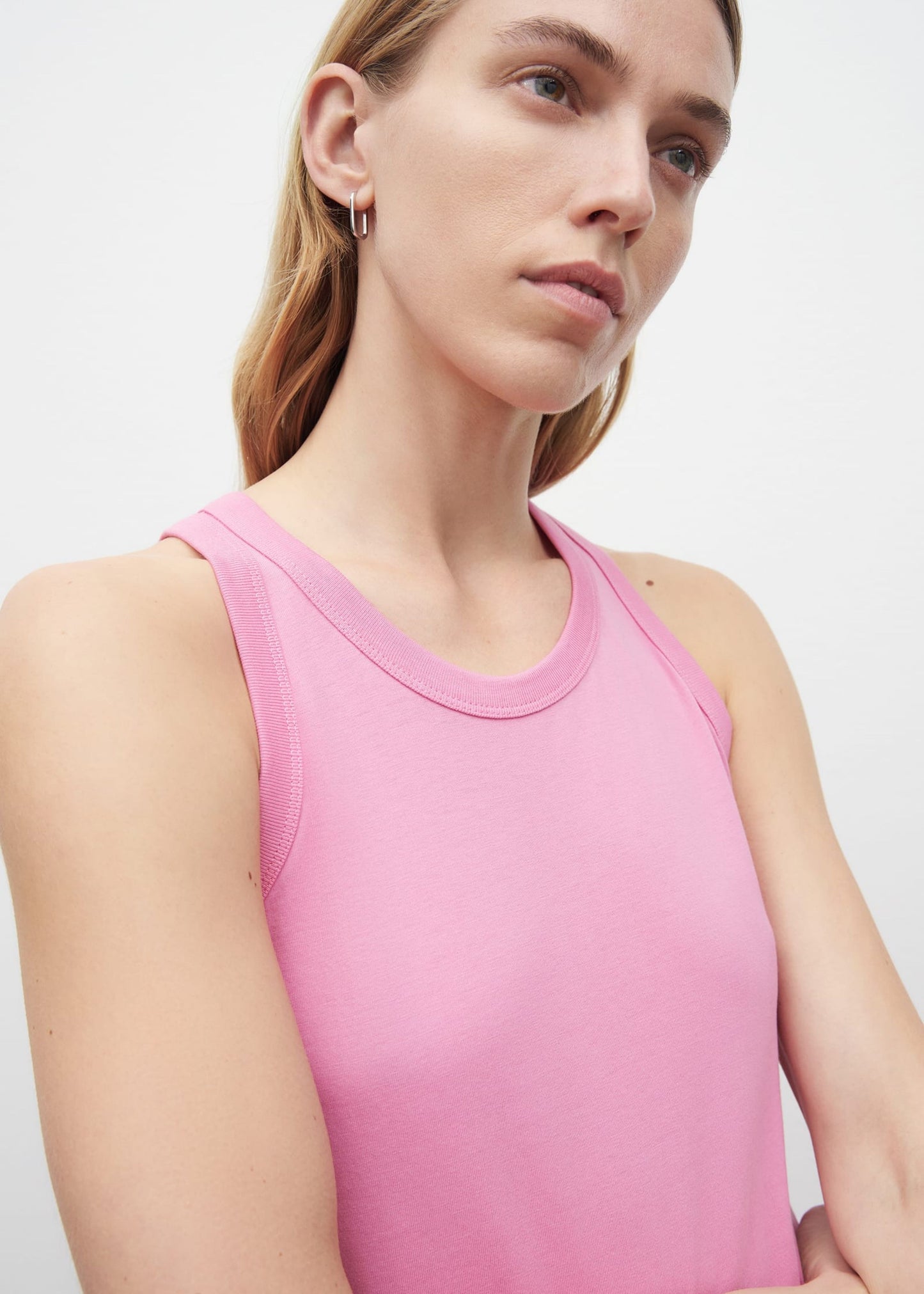Racer back singlet, peony