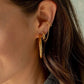Chunky tube hoops, medium