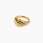 Chunky twisted ring