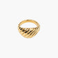Chunky twisted ring