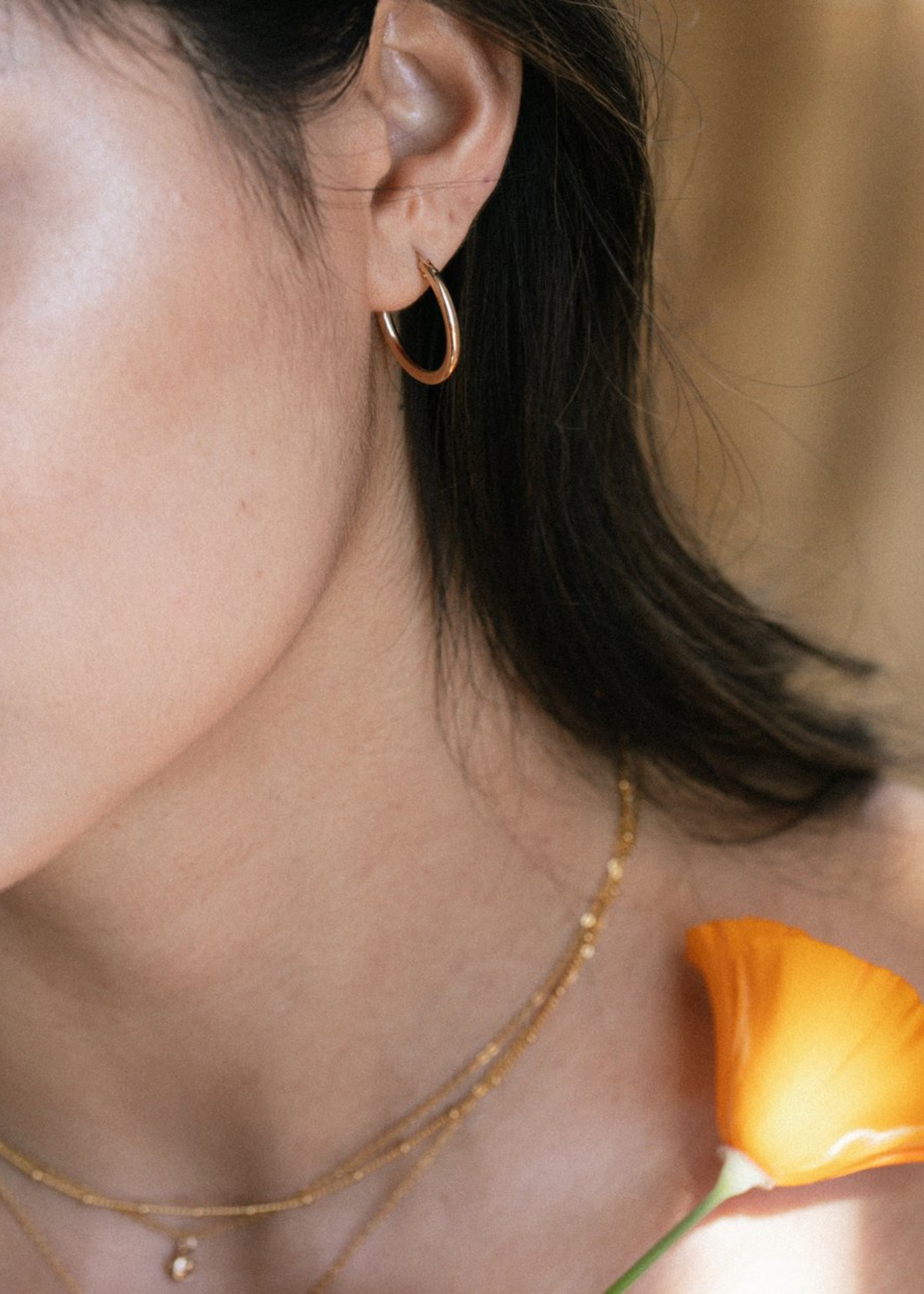 Sydney hoop earrings, 22mm