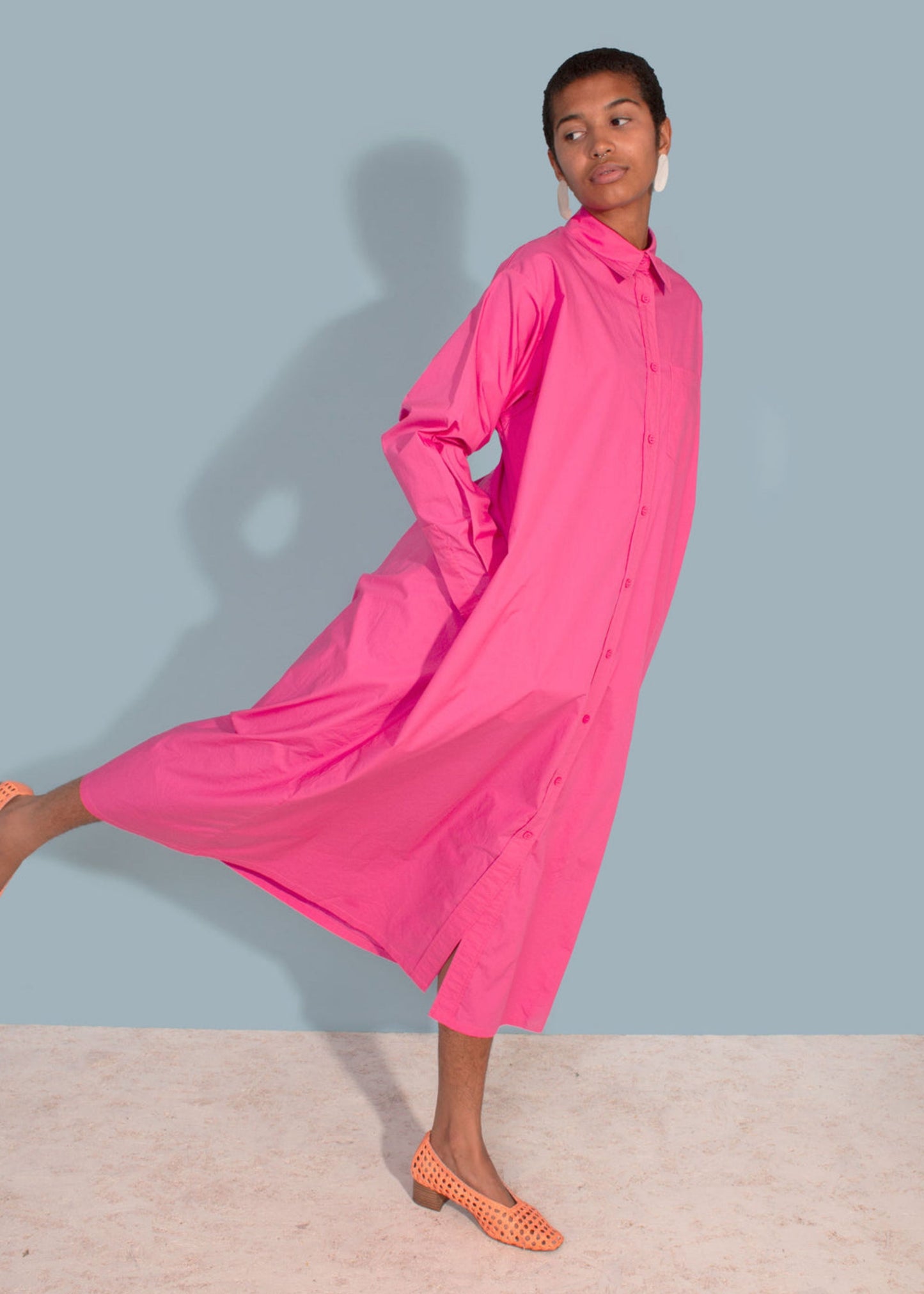 Techno shirt dress
