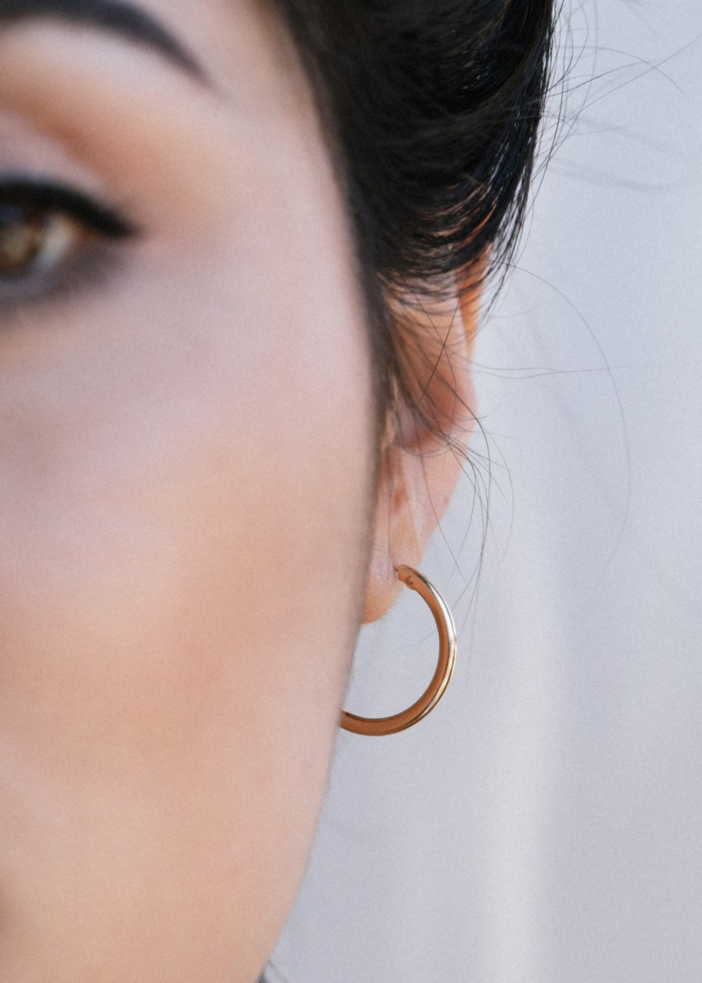 Sydney hoop earrings, 22mm