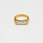 Everlasting love bar ring