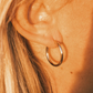 Sydney hoop earrings, 22mm