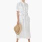 Safari dress, white