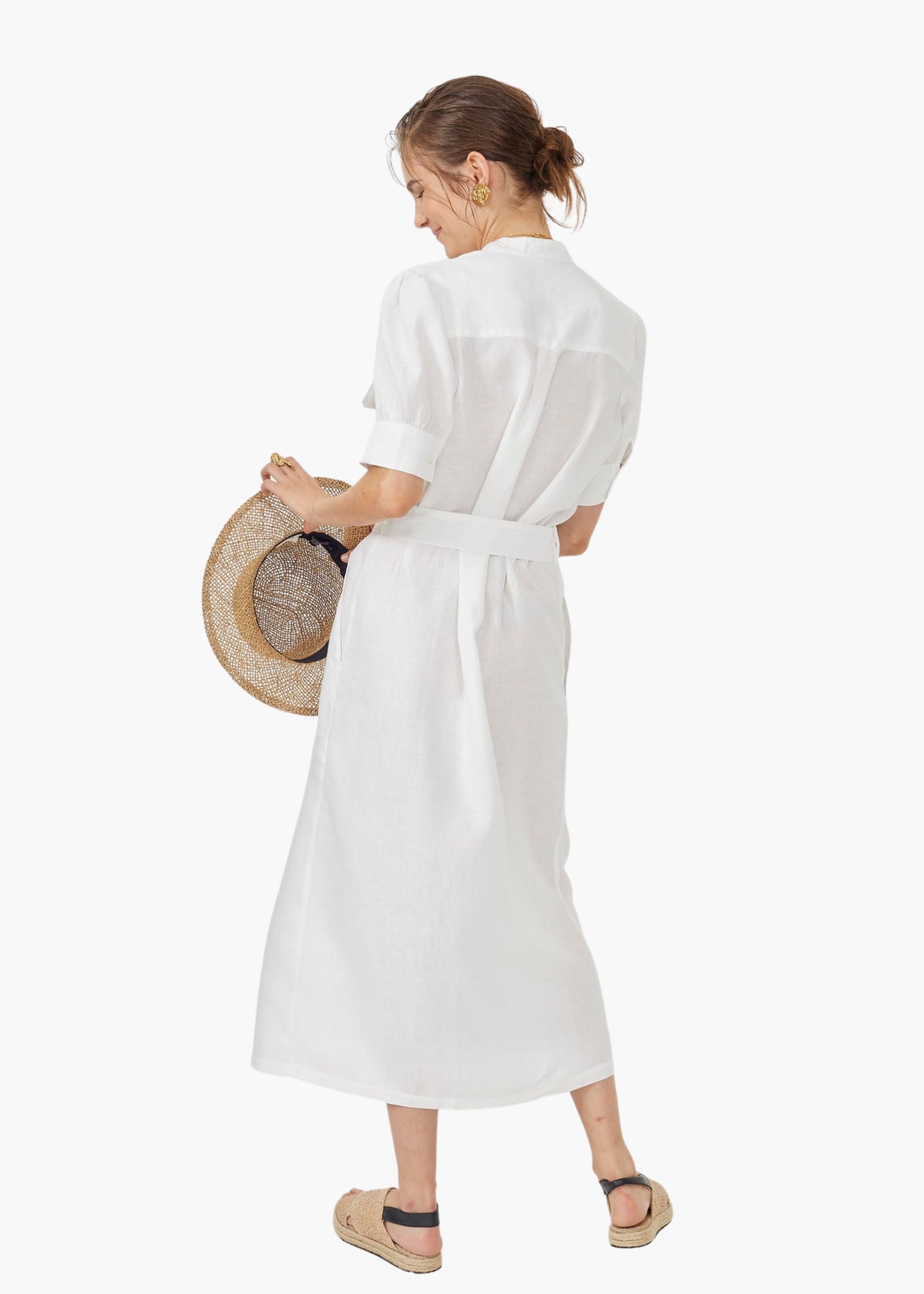 Safari dress, white