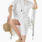 Safari dress, white