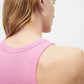 Racer back singlet, peony