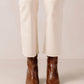 West cape booties, croco brown