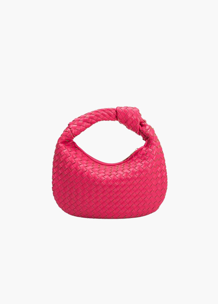 Metallic pink hand-braided leather strap – Rue Saint Paul