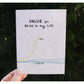 Plantable adore you card