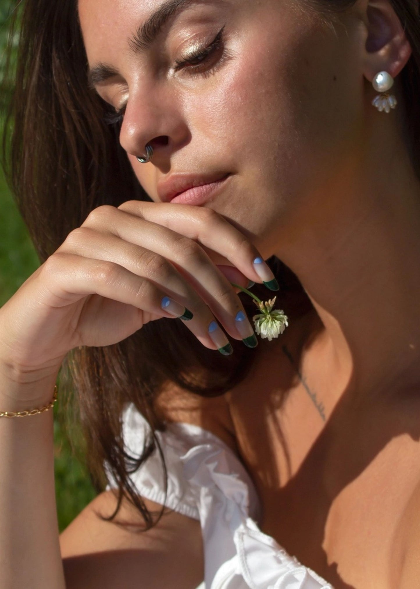 Fleurette stud earrings