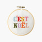 Cross stitch kit, c'est noel