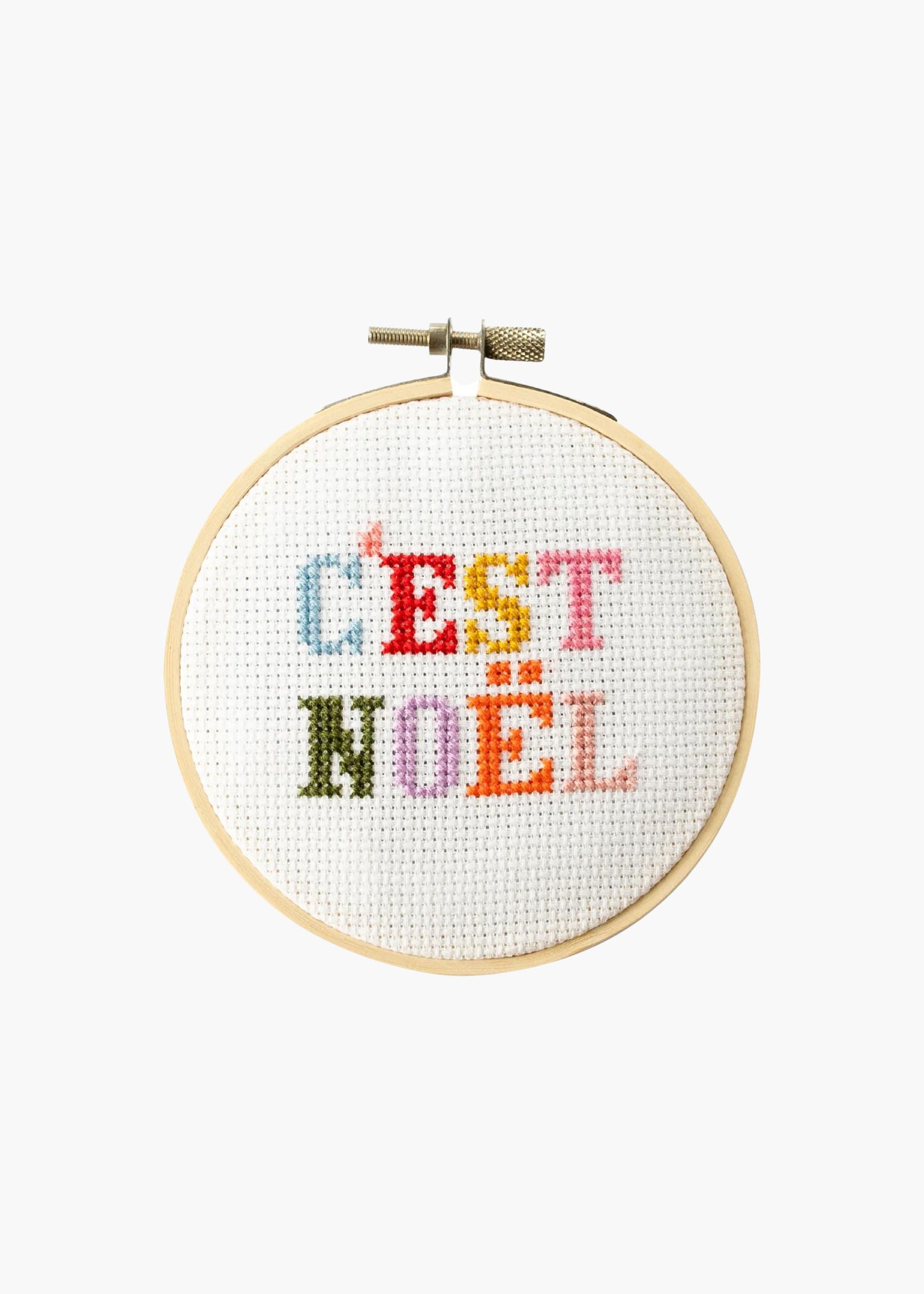 Cross stitch kit, c'est noel