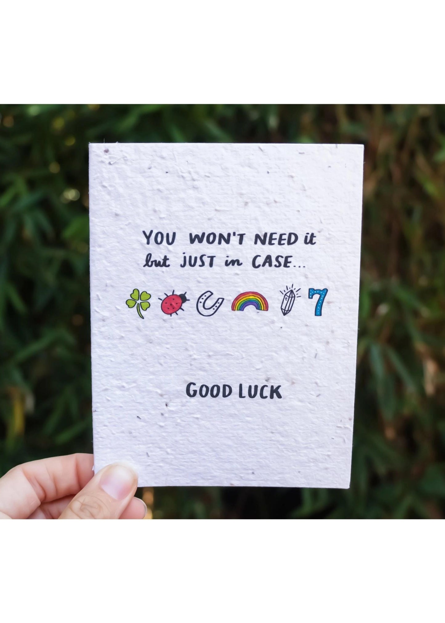 Plantable lucky charms card