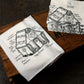 Gingerbread house tea towel