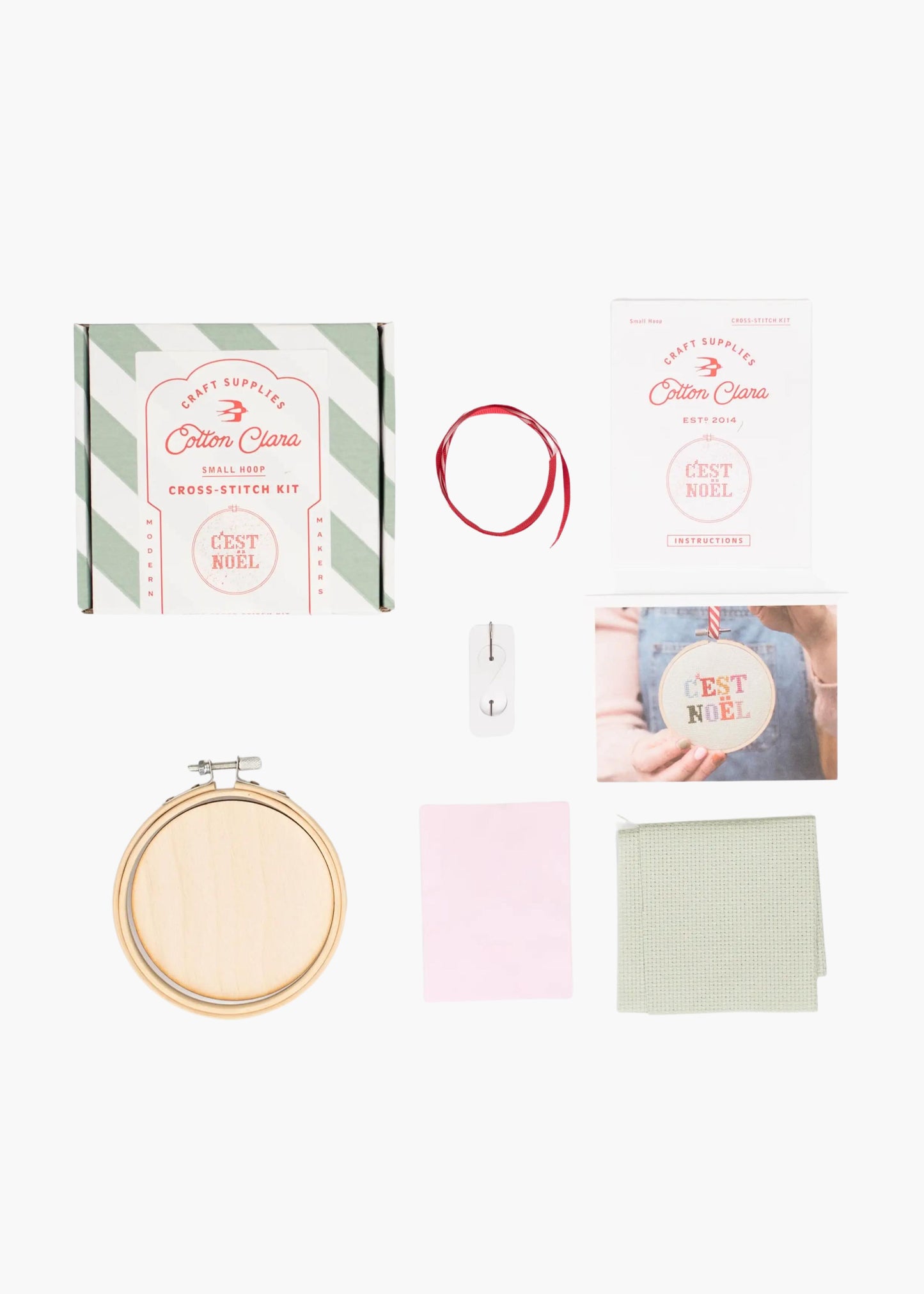Cross stitch kit, c'est noel