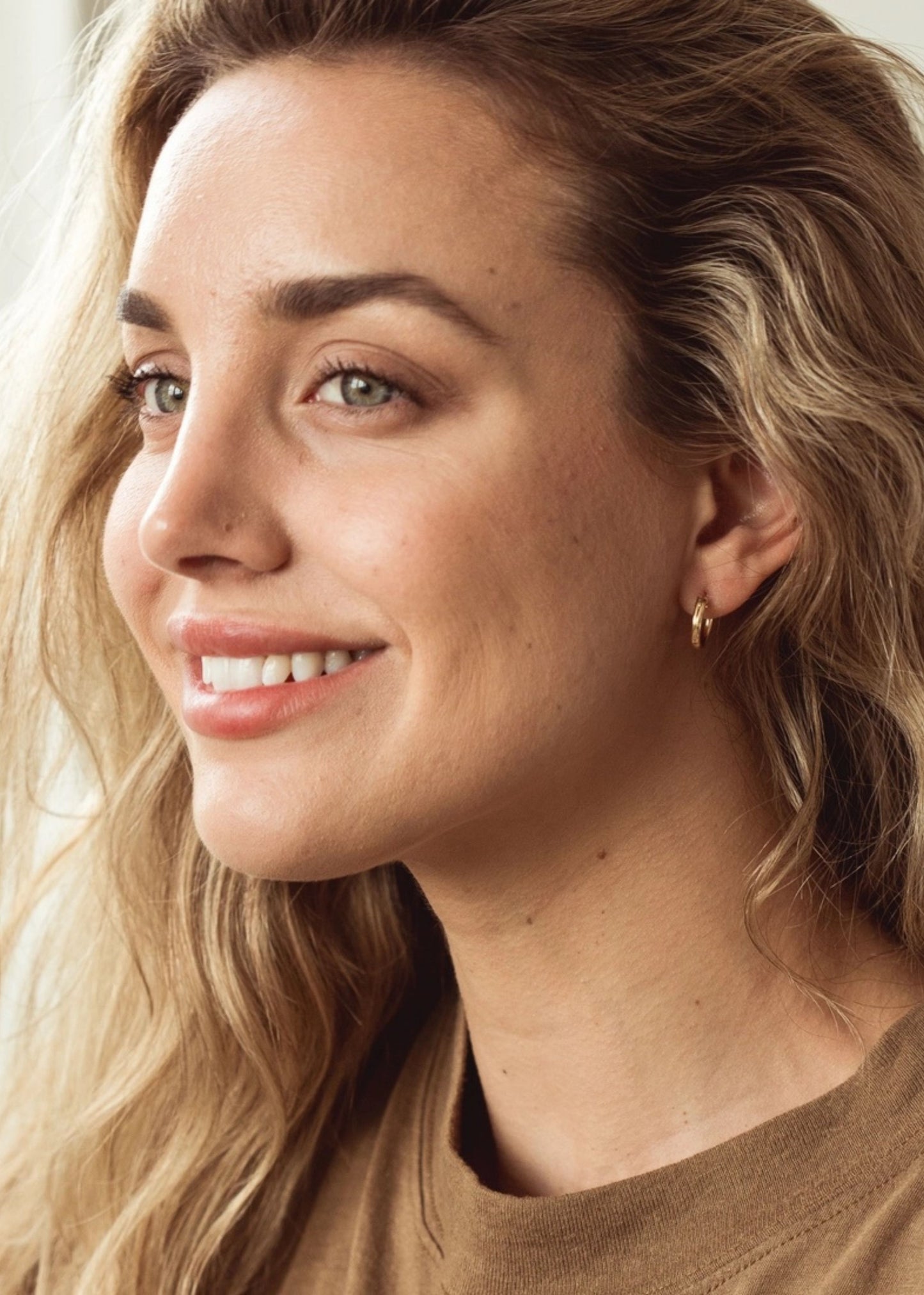 Sydney hoop earrings, 13mm