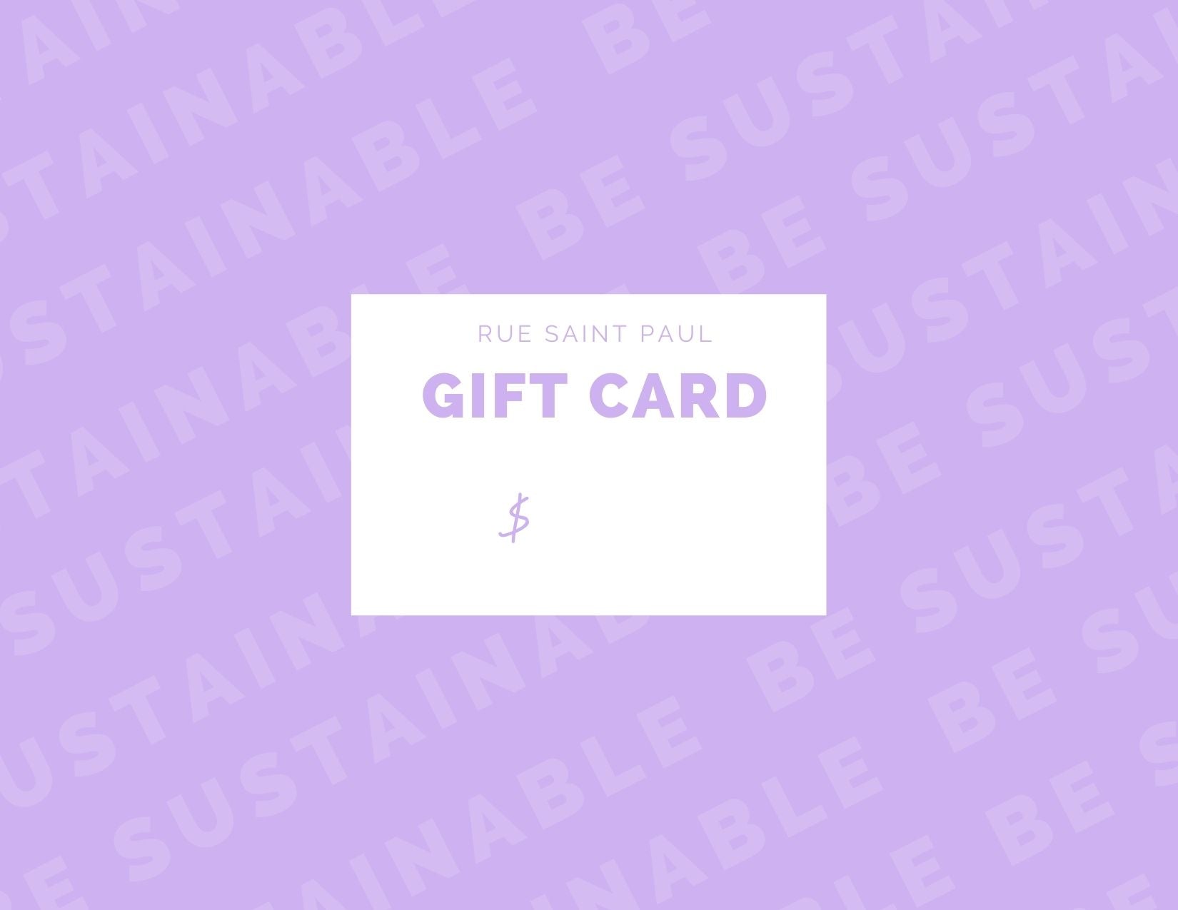 Rue Saint Paul Gift Card