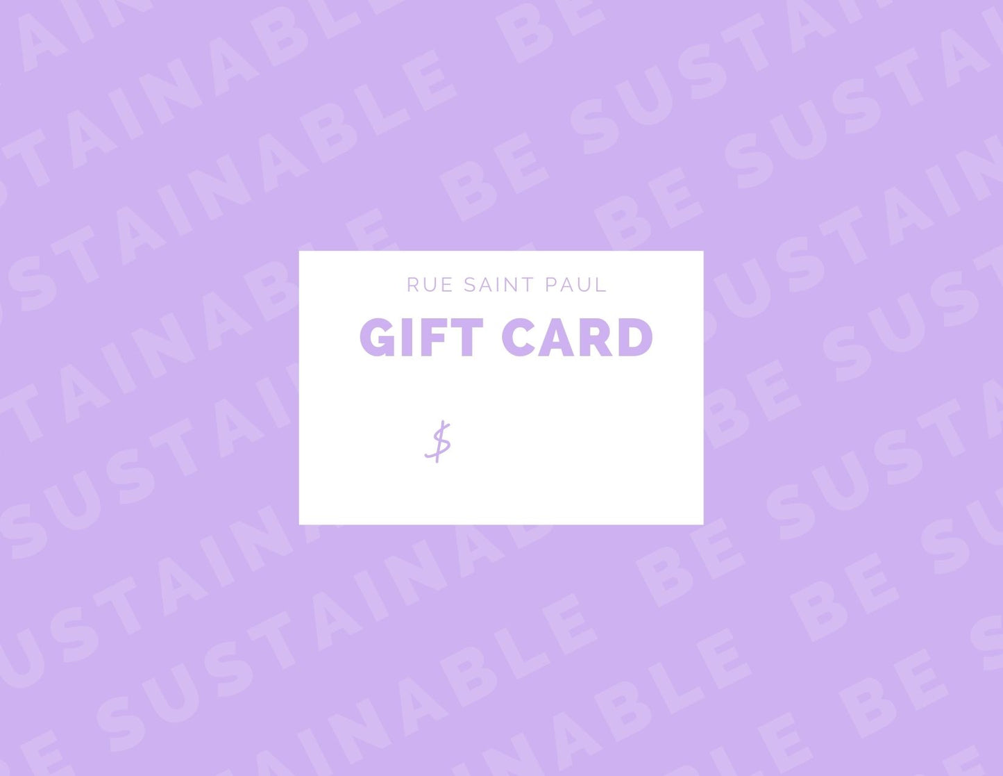 Rue Saint Paul Gift Card